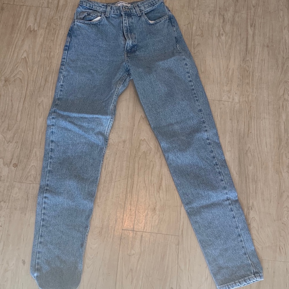 American Apparel  Light Blue High Waisted Jeans